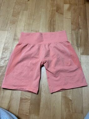 NVGTN peach coloured shorts